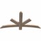 Ekena Millwork Alberta Smooth Timber Gable Bracket, Douglas Fir, 48"W x 26"H x 1 1/2"D x 3 1/2"F, 13/12 Pitch GBW048X26X0204ALB00SDF - alternate 5